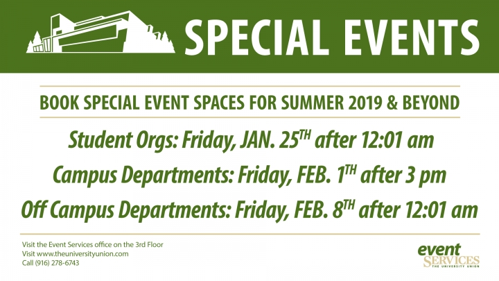 OPUS Event Scheduling