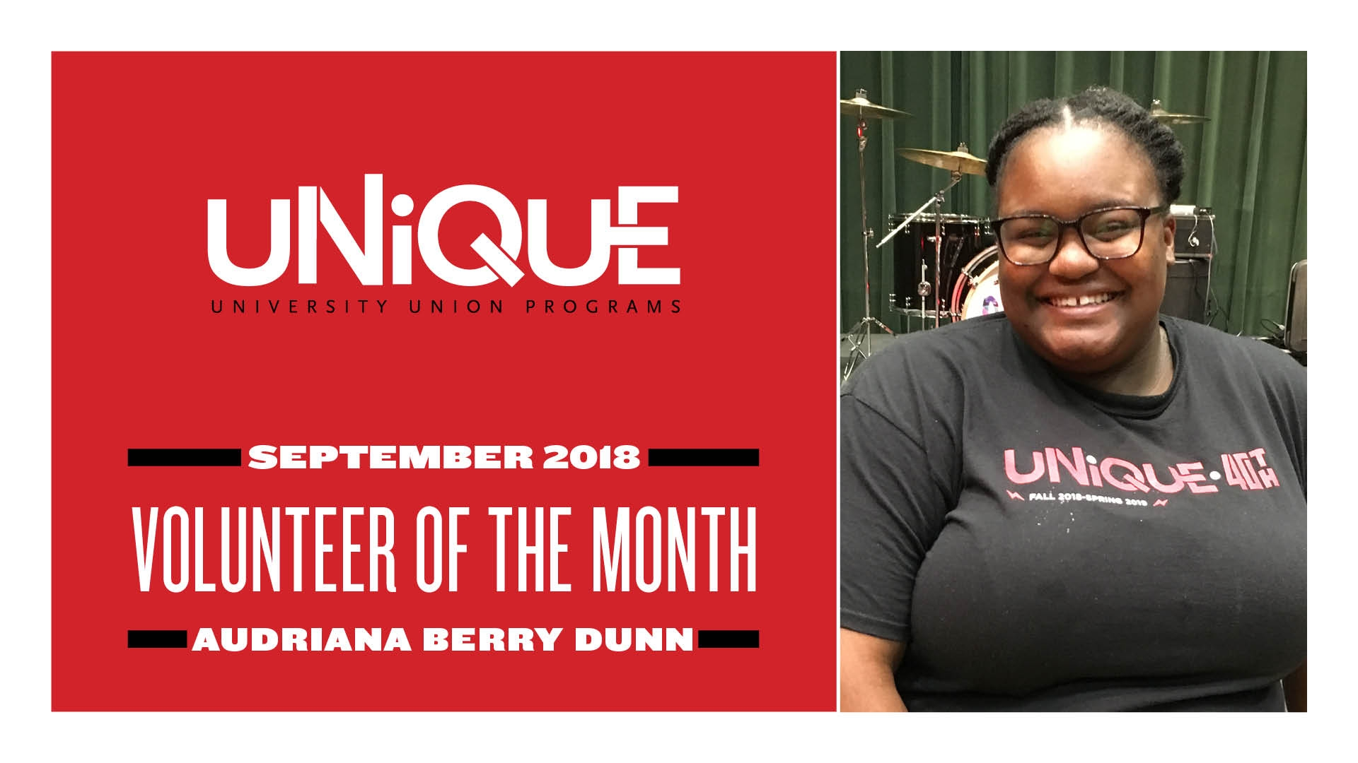 UNIQUE Volunteer of the Month