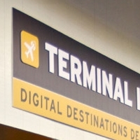 Terminal Lounge Signage